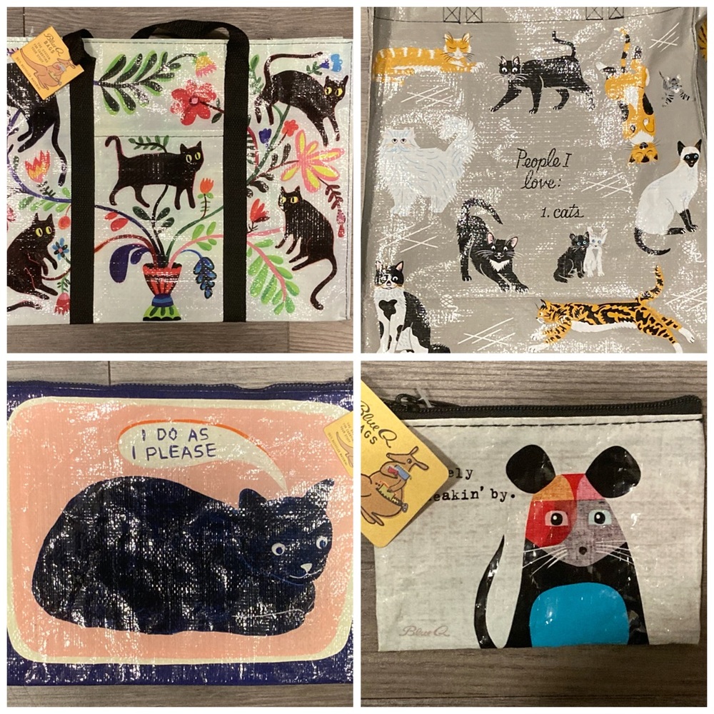 NEW Vinyl Bags for Cat Lovers!